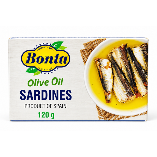 Bonta Sardines In Olive Oil, 120gr