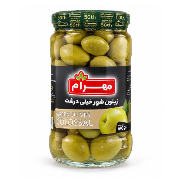 Olives Vertes Géantes Mahram, 690g