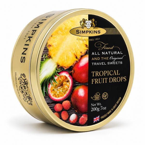 Bonbons aux Fruits Tropicaux Simpkins, 200g