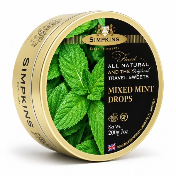 Pastilles à la Menthe Mélangée Simpkins, 200g