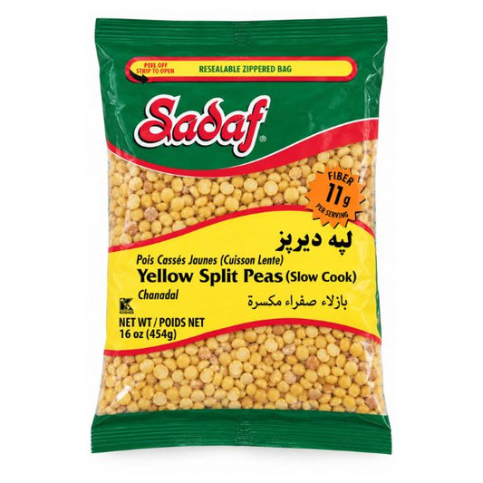 Sadaf Yellow Split Peas, 454gr