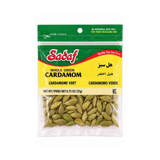 Sadaf Green Cardamom Whole, 21gr