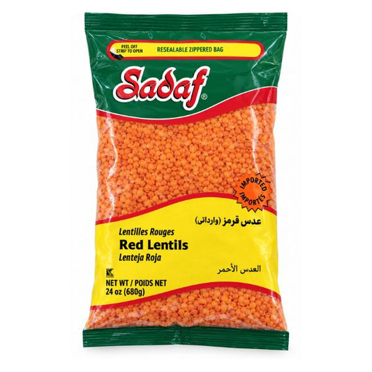 Sadaf Red Lentils, 680gr