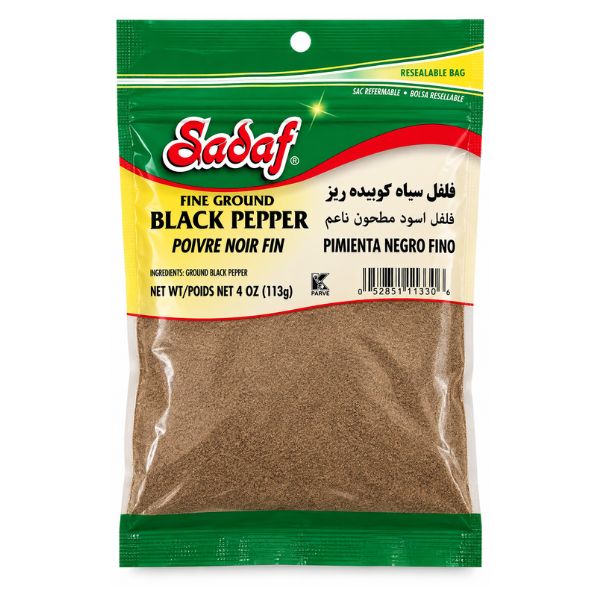 Sadaf Black Pepper Fine Ground, 113gr