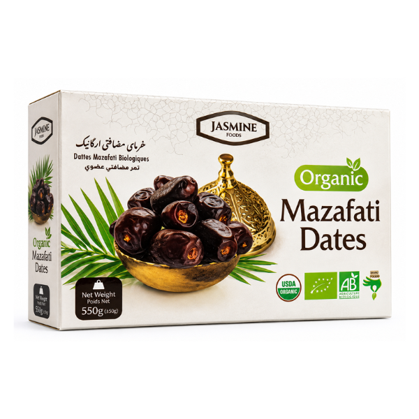 Jasmine Organic Mazafati Dates, 550gr