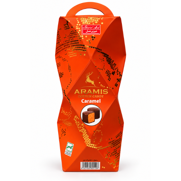 Shirin Asal Aramis Caramel Cotton Candy, 450gr