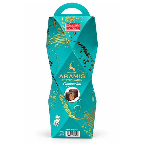 Shirin Asal Aramis Cappuccino Cotton Candy, 450gr