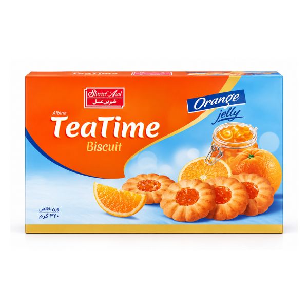 Shirin Asal Orange Tea Time Biscuits, 300gr