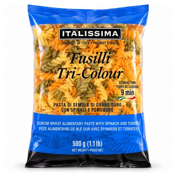 Italissima Fusilli Tricolore, 500g