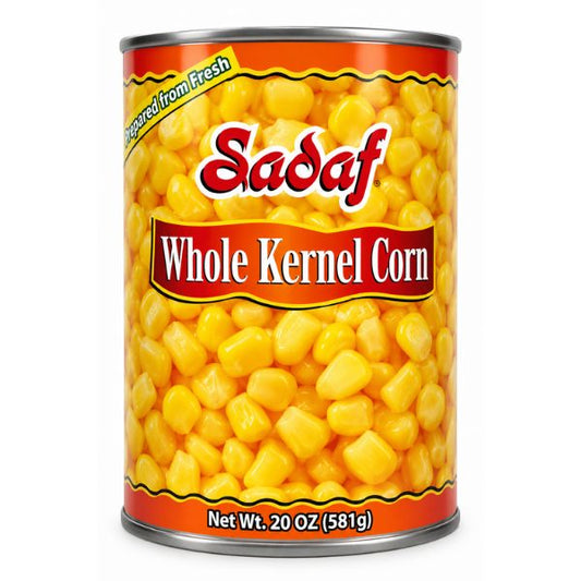 Sadaf Whole Kernel Corn, 581gr