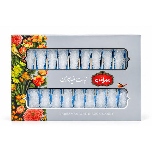 Bahraman White Rock Candy, 22 Stick