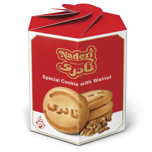 Naderi Special Walnut Cookie, 6pcs