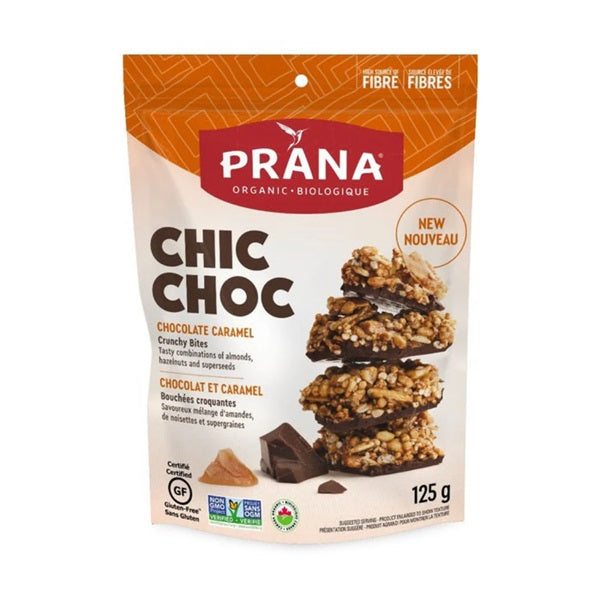 Prana CHIC CHOC Organic Chocolate Caramel, 125gr