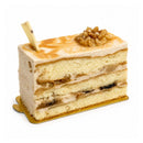 V-Banana Walnut Cake Slice