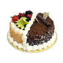 V-Half & Half Cake 8"
