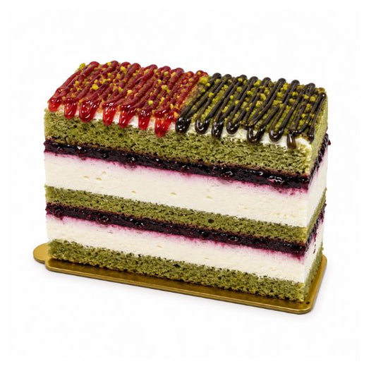 V-Mixed Berry Pistachio Mousse