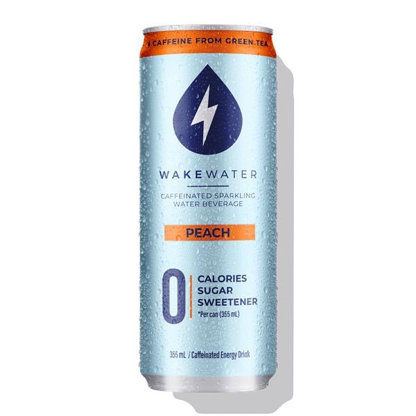 Wake Water Peach Water Beverage, 355ml
