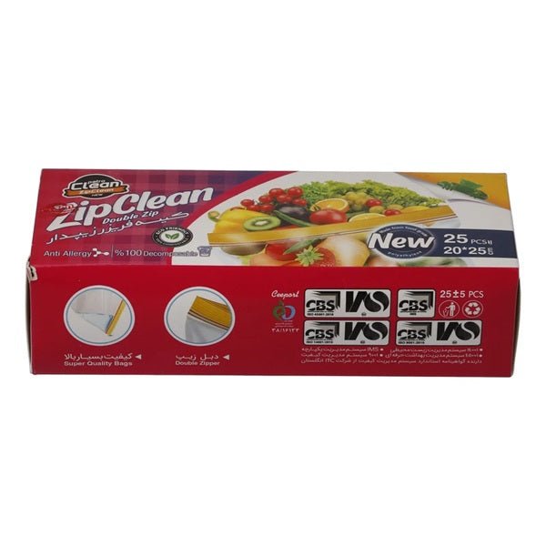 Zip Clean resealable food storage bags