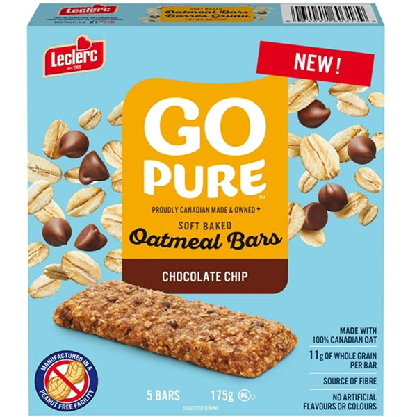 Go Pure Chocolate Chip Oat Bars, 175gr