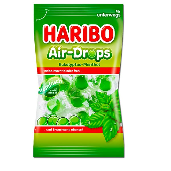 Haribo Air Drops Eucalyptus Menthol, 100gr