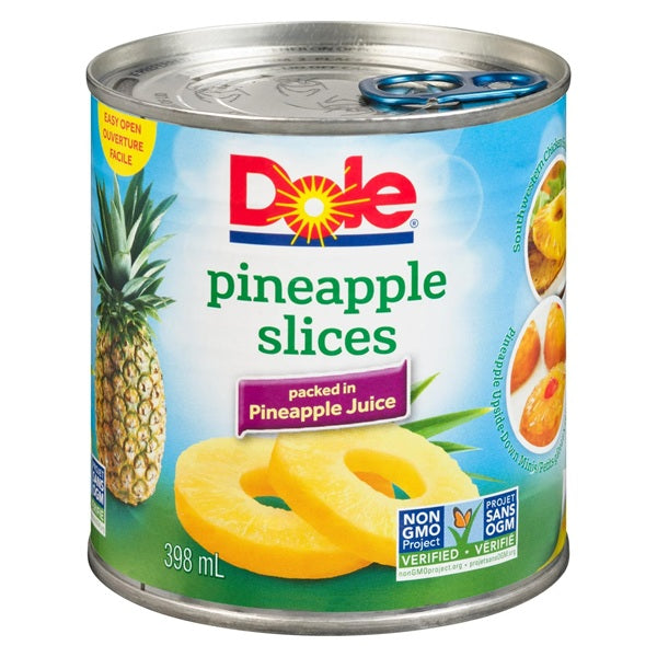 Dole Sliced Pineapple, 398mL