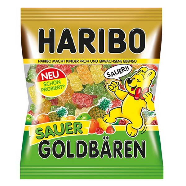 Haribo Sauer Goldbaren, 175gr