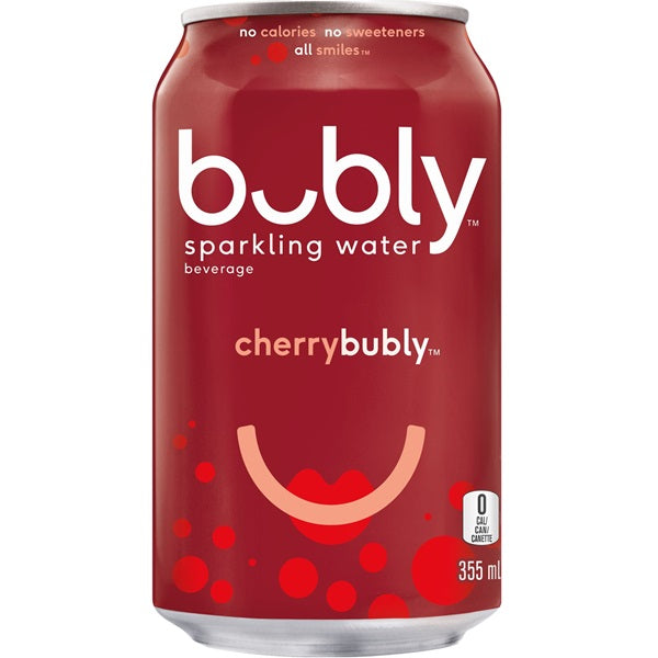 Bubly Sparkling Water Cherry, 335ml