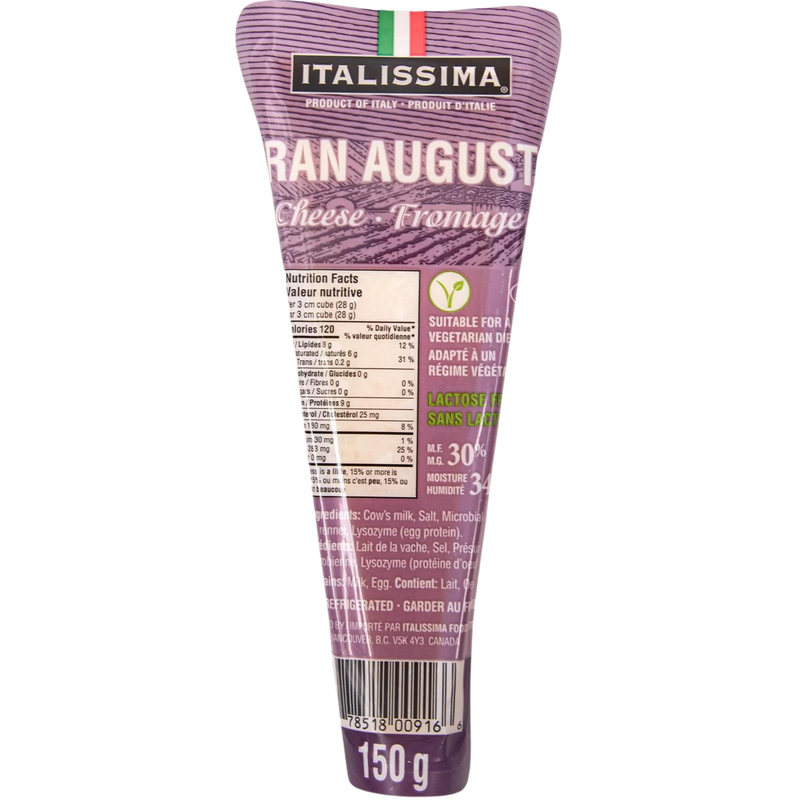 Italissima Gran Augusto Parmesan Cheese, 150gr