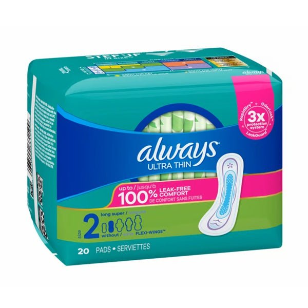 always ultra thin 20pads