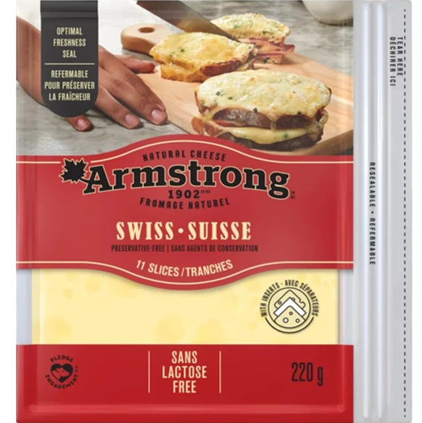 Armstrong Swiss Cheese Slices, 220gr