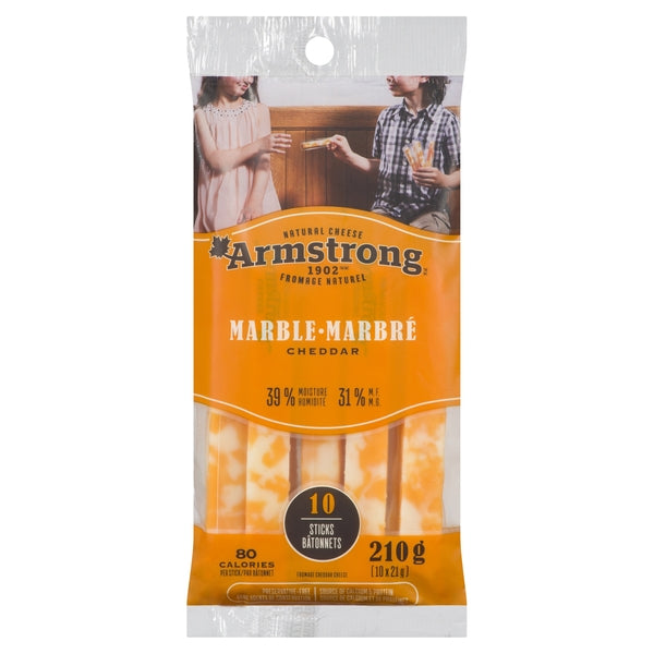 Armstrong Marble Cheddar Cheese Sticks, 210gr CH521210GRAR