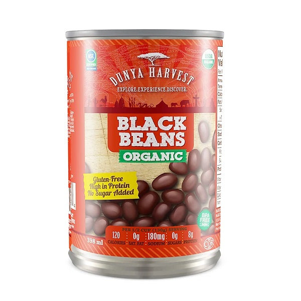 Dunya Harvest Organic Black Beans 398gr