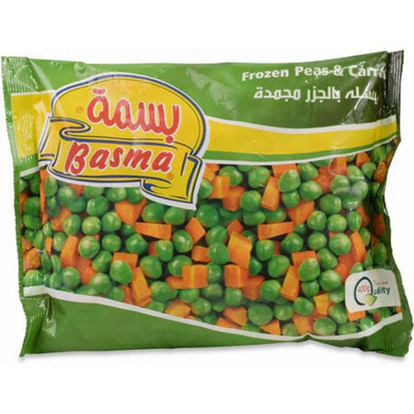 Basma FrozenPeas & Carrots, 400gr