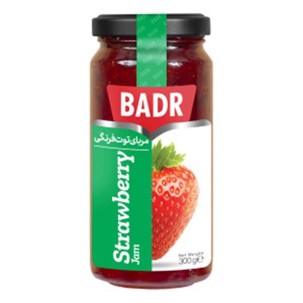 badr strawberry jam, 300gr