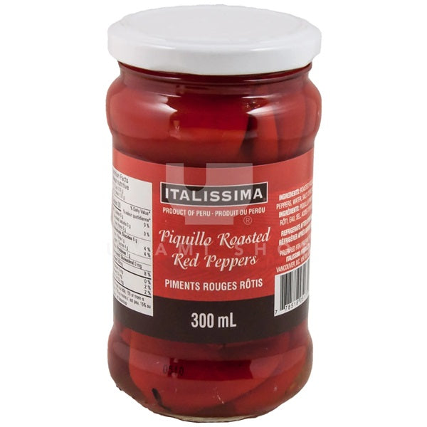 Italissima Piquillo Roasted Red Peppers, 300ml