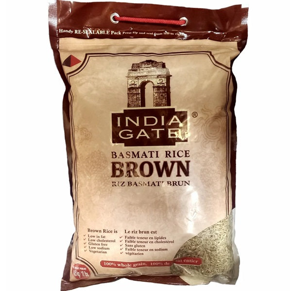 India Gate Brown Basmati Rice, 10lb