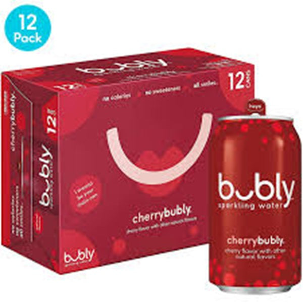 Bubly Sparkling Raspberry, 335ml (12cans)