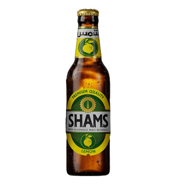 Shams Lemon Non Alcoholic Malt Drink, 320ml