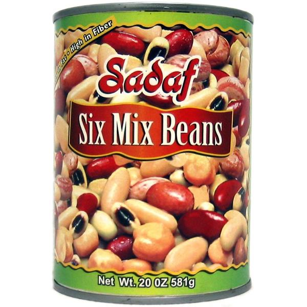 Sadaf Six Mix Beans, 581gr
