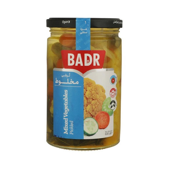 Badr Mixed Pickled Vegetables 630 gr