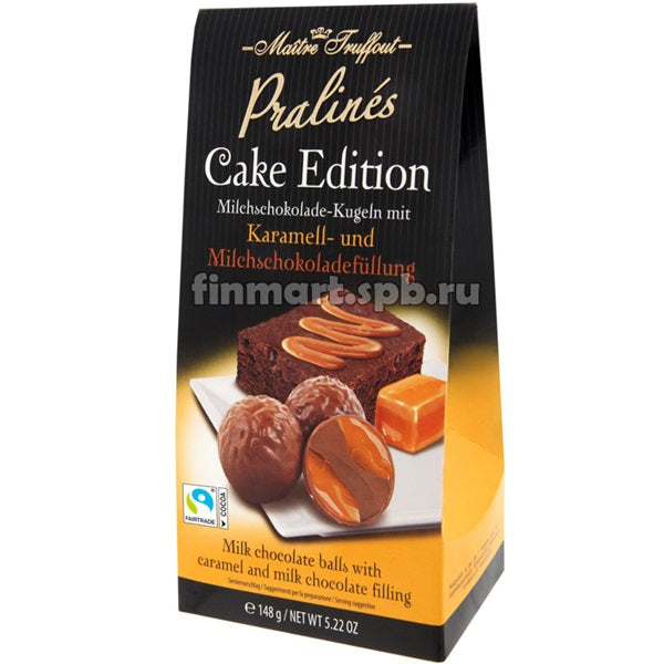 Maitre Truffout Caramel & Milk Chocolate, 148gr