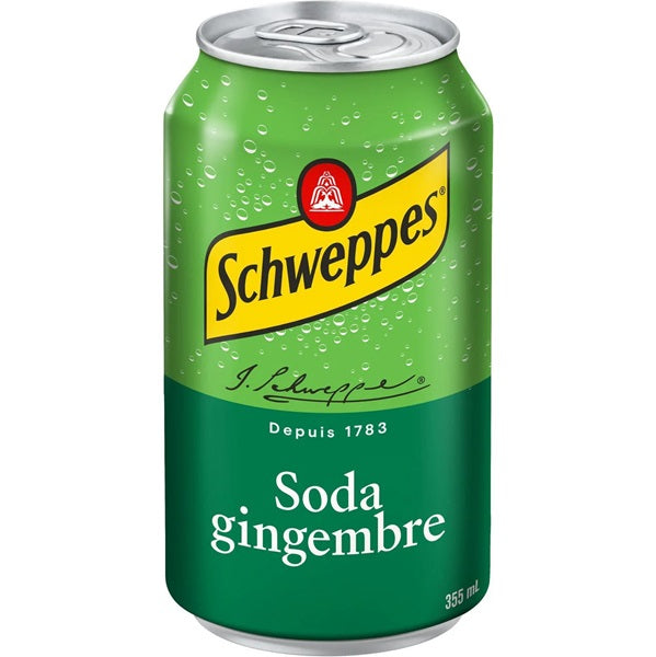 Schweppes Soda Ginger Ale, 355ml