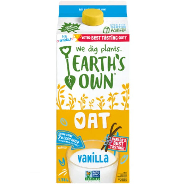 Earths Own Oat Milk Vanilla, 1.75L