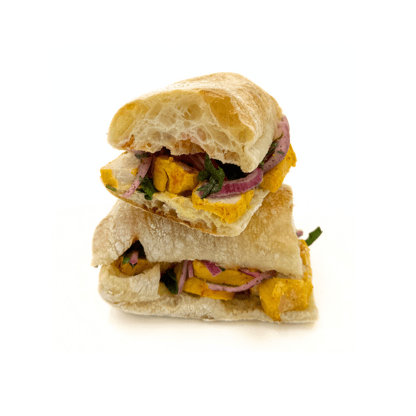 chicken saffron sandwich