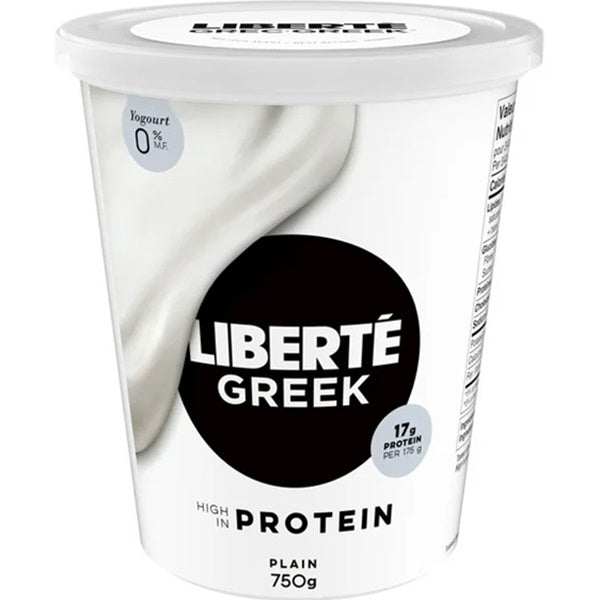 Liberte Greek Protein Plain Yogurt, 750gr