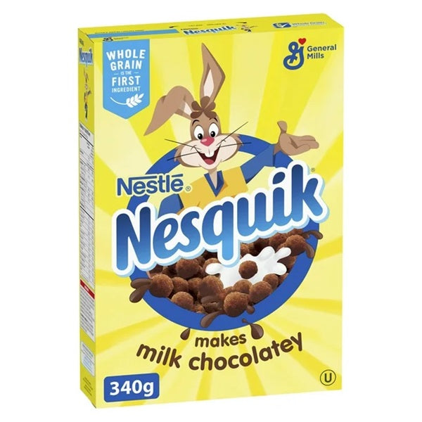 Nestle Nesquik Choclate Cereal ,340gr