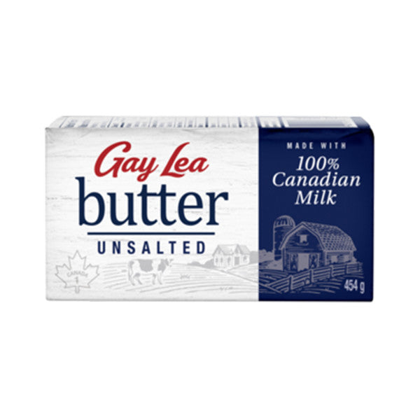 Gay Lea Unsalted Butter, 454gr