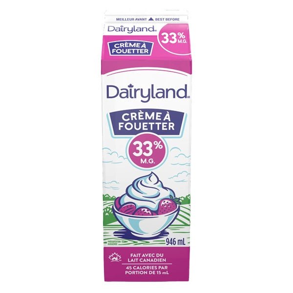 dairyland cream 33%