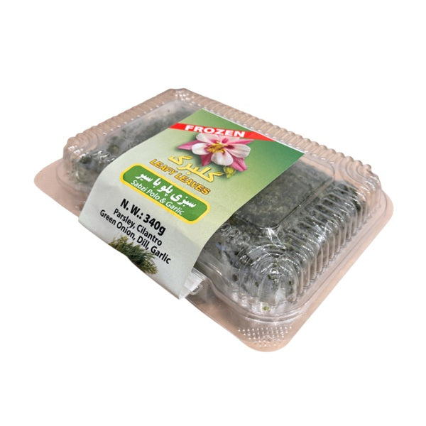 Golbarg Frozen Sabzi Polo & Garlic, 340gr