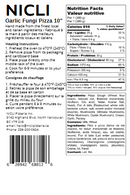 NICLI Pizza Garlic Mushroom 10", 367gr